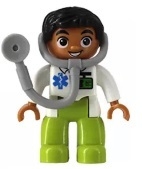 Médicos, Médica e Enfermeira - Boneco Playmobil