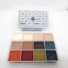 Paleta de maquillaje cremoso HZR 12 colores - comprar online