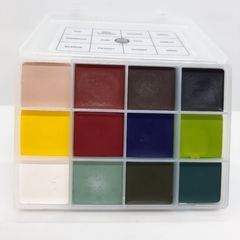 Paleta de maquillaje cremoso HZR 12 colores - comprar online