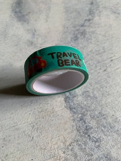 Cintas Washi Tape Papel Diseño travel Bear