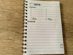 Cuaderno para anotar recetas+ 11 recetas navideñas en internet