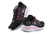 Kit 2 Pares De Tênis Caminhada Academia Runway Training Feminino - Marinho/Pink E Preto/Pink