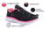 Kit 2 Pares De Tênis Caminhada Corrida Academia Runway Jogging Feminino - Preto/Pink E Nude na internet