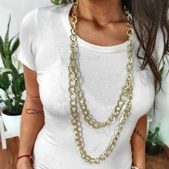 collar de cadena dorada - bijouterie de moda