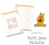 Refil Fichário Universitário Ursinho Pooh 96 folhas - Dac