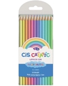 Lápis de cor sextavado Cis criatic tons pastel 12 cores estojo - Sertic