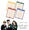 Refil Fichário Mini Harry Potter 80 folhas Caderno para Mini Ficheiro - Dac