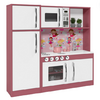 Cozinha Mdf Com Refrigerador Rosa