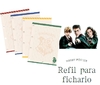 Refil Fichário Universitário Harry Potter 96 folhas - Dac