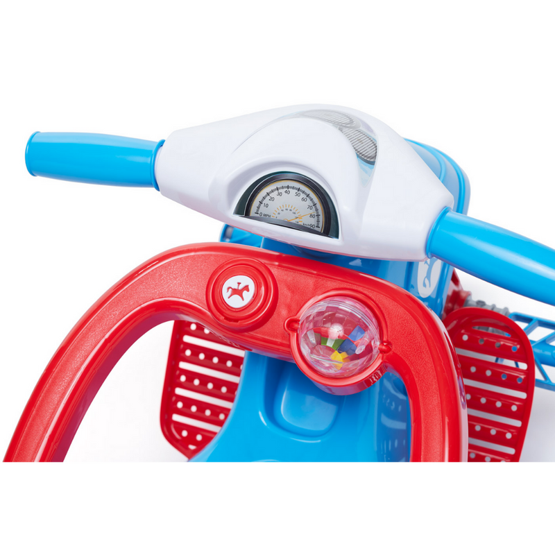 Triciclo Infantil Com Empurrador Lelecita Azul - Bom Preço Magazine