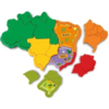 Mapa Do Brasil 3D Plastico - comprar online