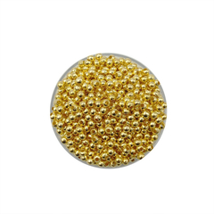 Bolitas de Metal Dorado 3 mm