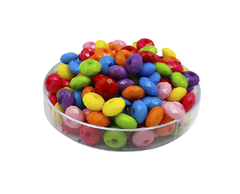 Donas de plastico multicolor 6mm - comprar online