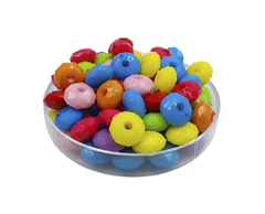 Donas de plastico multicolor 8 mm - comprar online