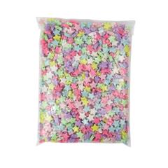 Plastico Pastel Estrella Plana Paquete Grande 500gr - comprar online