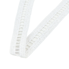 Puntilla Entredos Moda 20mm Blanco - tienda online