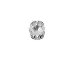 Gemas Engarzada Oval 8x10 mm x 50/100 unidades