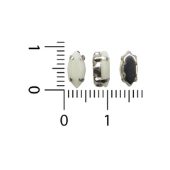 Gemas Engarzada Opacas Semilla 4x8 mm - tienda online