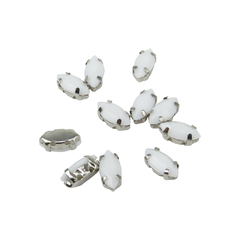 Gemas Engarzada Opacas Semilla 4x8 mm