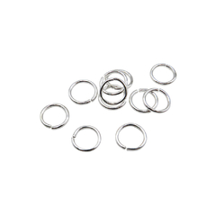 Argollas 8 mm x 1.0 mm Plata