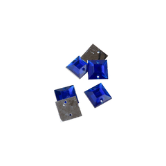 Gemas Para Coser Facetadas Cuadrada 12x12 mm x 100/500 unidades en internet