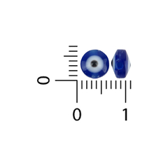 Ojos turcos planos 6 mm Azul - comprar online