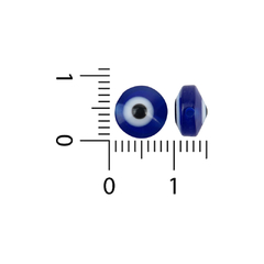 Ojos turcos planos 8 mm Azul - comprar online