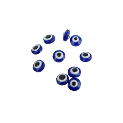 Ojos turcos planos 8 mm Azul - tienda online