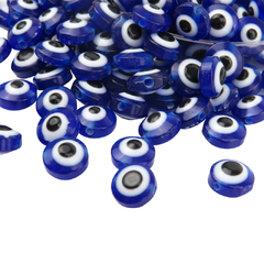 Ojos turcos planos 8 mm Azul en internet