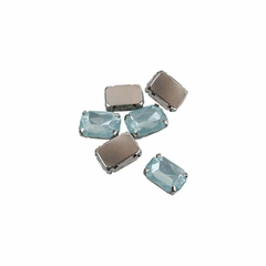 Gemas Engarzada Opalina Rectangular 06x08 mm en internet