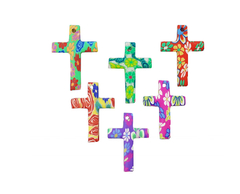 Cruces fimu multicolor x 10 unidades - comprar online