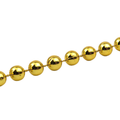 Perla Inyectada Lisa 6 mm Dorado - comprar online