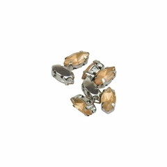 Gemas Engarzada Opalina Semilla 05x10 mm