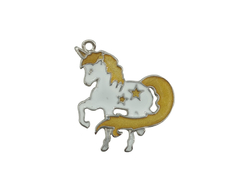 Unicornio con Estrellas Esmaltado x 5 unidades