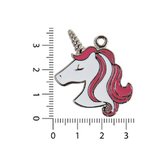 Cabeza de Unicornio Esmaltado x 5 unidades - comprar online