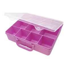 CAJA ORGANIZADORA 11 DIVISIONES ROSA