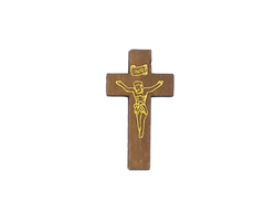 Cruz de Madera Cruz con Cristo 26 x 42 mm