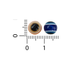 Ojos turcos redondos 8 mm Mix Color - comprar online