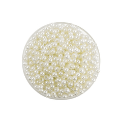Perla Plástica Perlada 4MM - comprar online