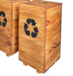 Tacho de reciclaje x 3 - comprar online