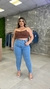 Calça Plus size Jeans feminino Cintura alta Sal e Pimenta - comprar online