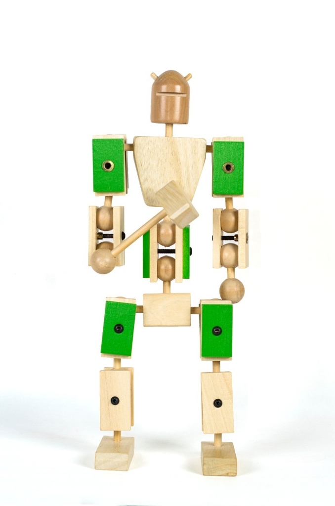 Juguetes de madera articulados hot sale