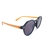 Óculos Taj - Preto fosco com laranja - comprar online
