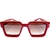 Óculos Orlando - Vermelho - Óculos Rutker 