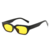 Óculos Califórnia - Preto com amarelo