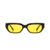 Óculos Califórnia - Preto com amarelo - comprar online
