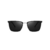 Óculos Alfa - Preto com prata - Polarizado - comprar online