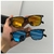 Óculos Vegas - Preto com amarelo espelhado - Óculos Rutker 