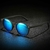 Óculos Vibe - Polarizado - Preto e azul - Óculos Rutker 