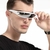 Óculos Ciclope - Branco espelhado - comprar online
